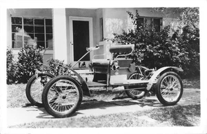 Vintage Antique Early Automobile Car 1960 RPPC Dealer Advertising Postcard - Picture 1 of 2