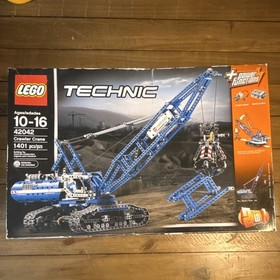 LEGO Technic 42042 Crawler Crane Complete Set 1401 Pieces Power Functions