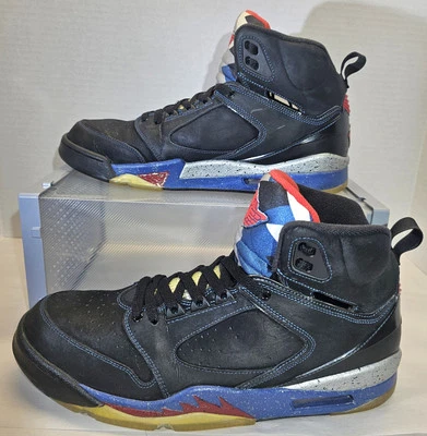 Zapatilla deportiva para hombre Nike Air Jordan Sixty Plus negra/roja/azul/plateada talla 13 Foto 1 de 4