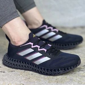 Adidas 4D FWD 3 Women's Running Shoe Athletic Sneakers Black Footwear #501 - Picture 1 of 15