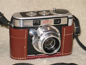 Serviced. Near Mint. Kodak Signet 40 Rangefinder Camera w/ case. 0442 - Picture 1 of 11