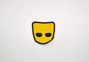 Gay Alien face Patch Lgbt app Small Size gold color - Picture 1 of 7
