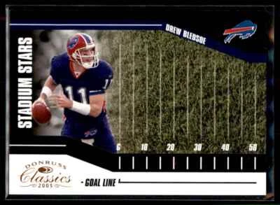 Drew Bledsoe 2005 Donruss Classics Stadium Stars Goal Line Bronze 531/750 #SS-4 - Image 1 of 2