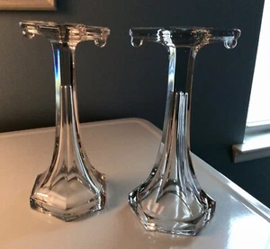 (2) Antique Retail Store Elegant Glass Pillar Display Column Stand Presentation - Picture 1 of 12