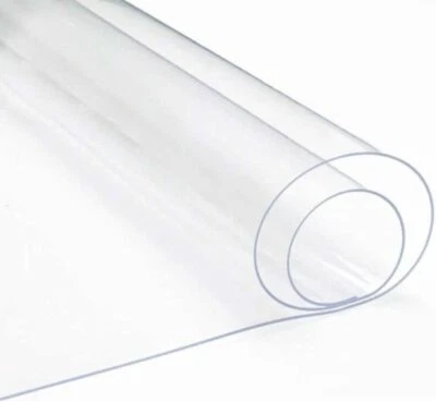 TELO PVC TRASPARENTE TELONE CRISTAL TAGLIO AL MEZZO METRO LINEARE 360/600/700 GR - Immagine 1 di 4
