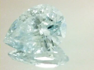 0.19 Ct Natural Green/blue Color Change Diamond ,good Pear Cut ,I3 Clarity . - Picture 1 of 8