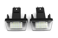 Peugeot Expert Number Plate Lights Set LED Rear License Lamp Pair 16-