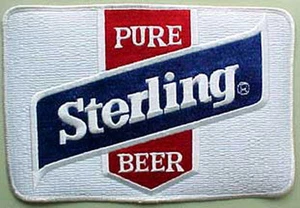 STERLING PURE BEER small PATCH for jacket, shirt, Heileman, La Crosse, WISCONSIN - Picture 1 of 1
