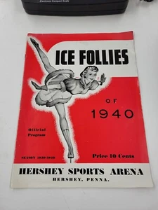 Vintage Magazine "Ice Follies Of 1940" Hershey Sports Arena. Hershey, PA - Picture 1 of 8