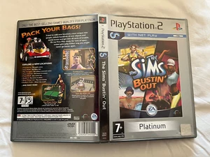 THE SIMS BUSTIN’ OUT Sony Playstation 2 PS2 PAL UK English Exclusive CIB - Picture 1 of 2