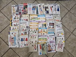 Konvolut 84 Vintage Schnittmuster McCall's Simplicity Butterick Vogue 70er 80er #C382 - Bild 1 von 11