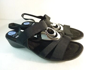 IMPO Women Shoes sandals Black wedge Size 7.5 SKU 11862 - Image 1 of 4