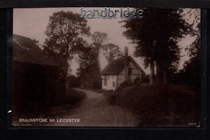 Braunstone, vista al pueblo - sur de Leicester - postal fotográfica real - Imagen 1 de 2