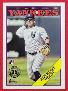 2023 Topps Update ANTHONY VOLPE 1988 Topps #88US-50 RC Yankees - Picture 1 of 2