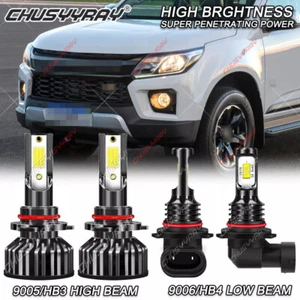 6000K Front LED Headlight Bulbs for Chevrolet S10 High & Low Beam 1994-2004 - Picture 1 of 12