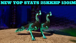 ARK Survival Ascended PvE PC/XBOX/PS5 Top Stats Gigantoraptor 1301M Black/White - Picture 1 of 19