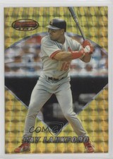 1996 Bowman's Best Atomic Refractor Ray Lankford #90
