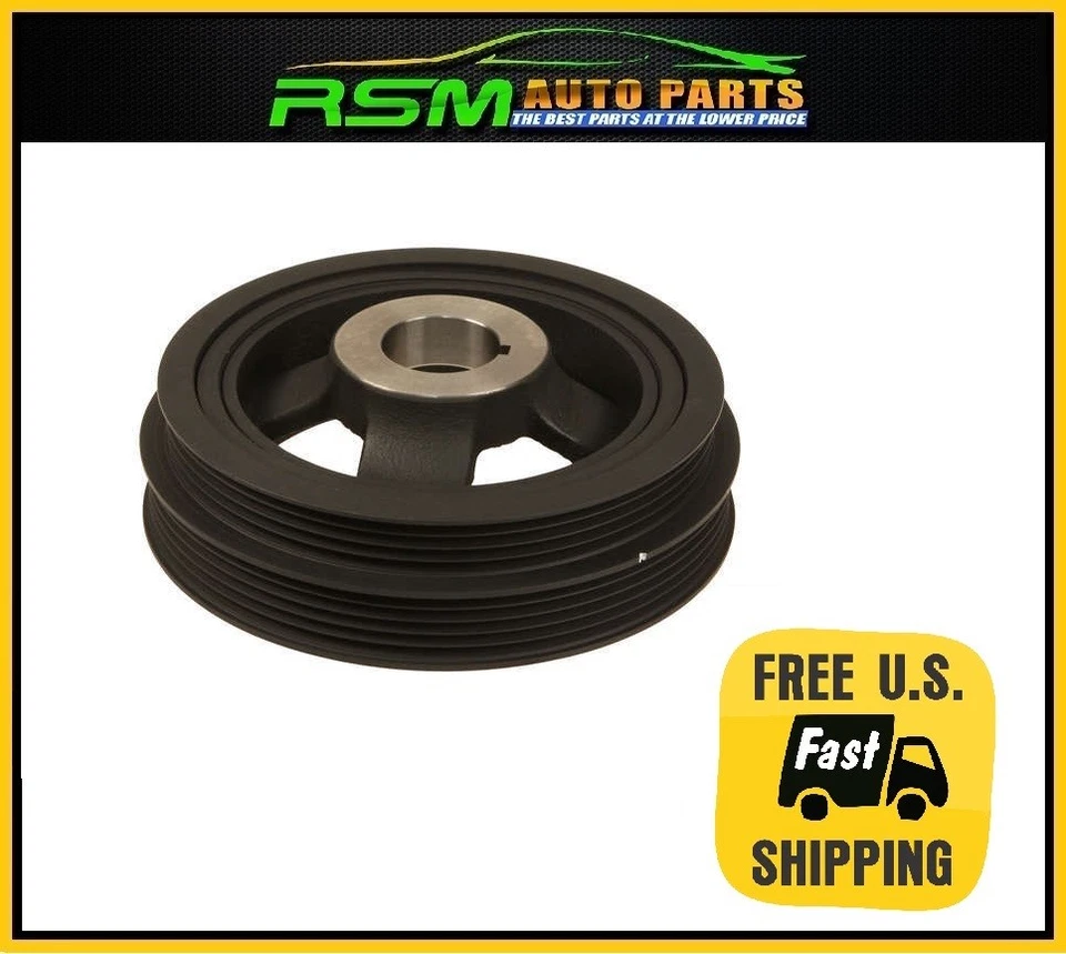 Mitsubishi Lancer 02-07 2.0L Crankshaft Pulley Engine Harmonic Balancer 4G94 - Image 1 of 1