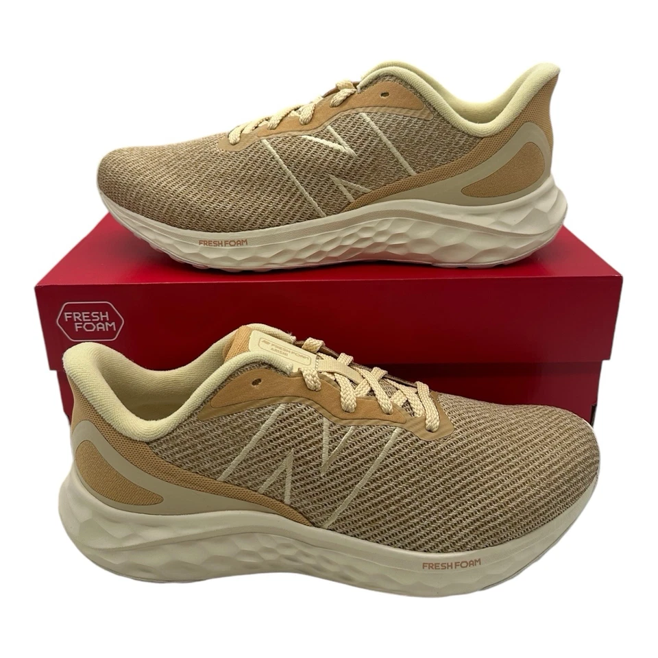 New Balance Fresh Foam Arishi v4 Running Shoes Men's 11.5 D Brown Beige Sneakers - Image 1 of 4