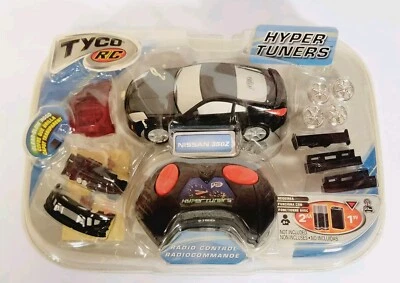 NEW 2003 TYCO RC Hyper Tuners NISSAN 350Z Mhz BLACK Radio Control Car Mattel - Image 1 of 2