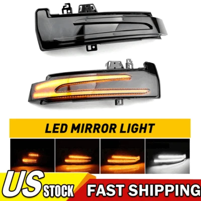 For Mercedes Benz C E S CLA CLS Sequential LED Side Mirror Turn Signal Light NEW - Image 1 of 4