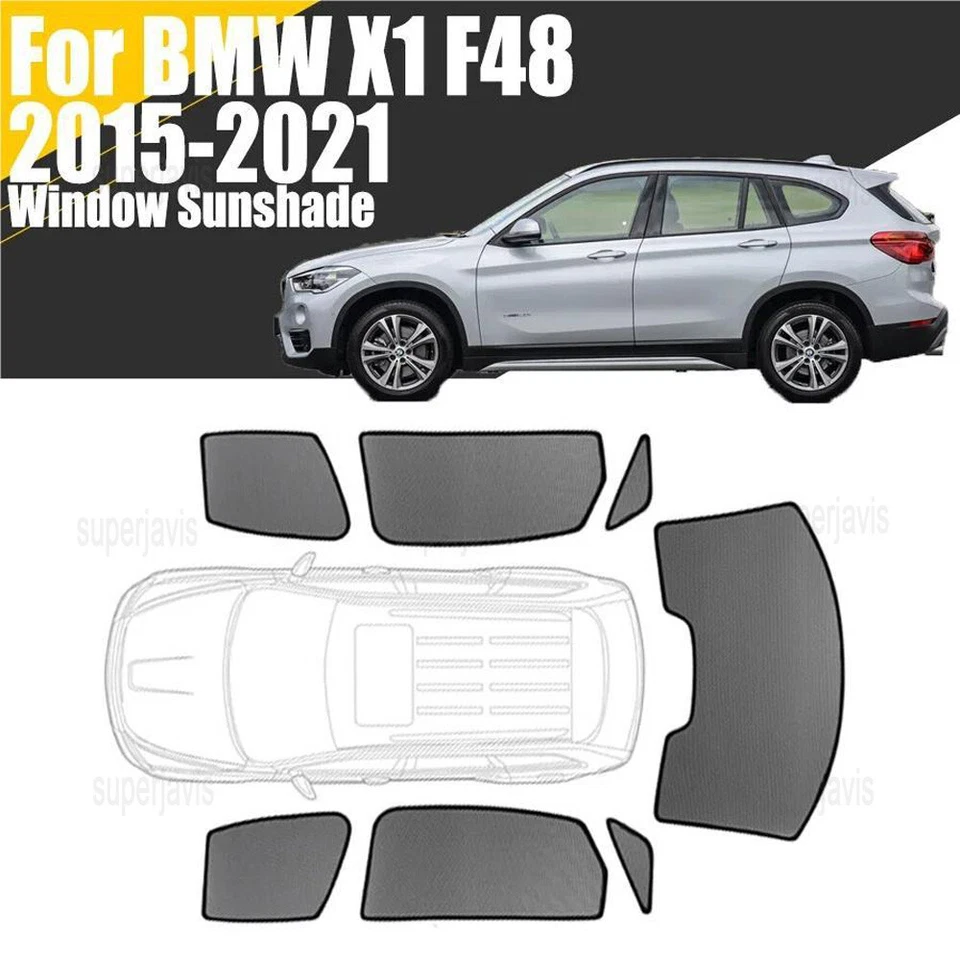 Magnetic Window Sunshade For BMW X1 F48 2015-2021 Mesh Windshield Frame Curtain - Image 1 of 4