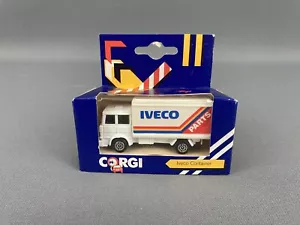 Corgi 1/64 Iveco Parts Container Truck White Diecast 1984 NIB #J53 - Picture 1 of 7