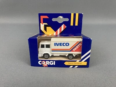 Corgi 1/64 Iveco Parts Container Truck White Diecast 1984 NIB #J53 - Image 1 of 4