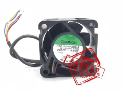 SUNON PSD1204PQBX-A 4028 DC12V 9.6W 4CM 4-wire PWM Inverter Cooling Fan - Image 1 of 2