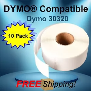 10 Rollen 30320 Dymo® Kompatibel CoStar® EL40 Thermoetikett 260 Etiketten pro Rolle - Bild 1 von 4