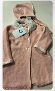 Mayoral Knitted Pram Coat And Bonnet RRp £44 1-2m - Picture 1 of 1