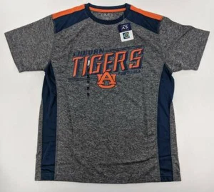 Auburn Tigers Football OVB Mens T-Shirt Gray Navy Heathered Crew Neck Tee M - Picture 1 of 6