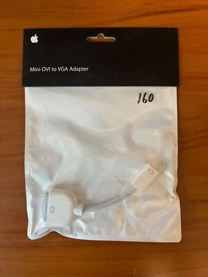 Apple Mini DVI to VGA Display Adapter M9320G/A iMac Macbook Macbook Pro 603-9258 - Image 1 of 4