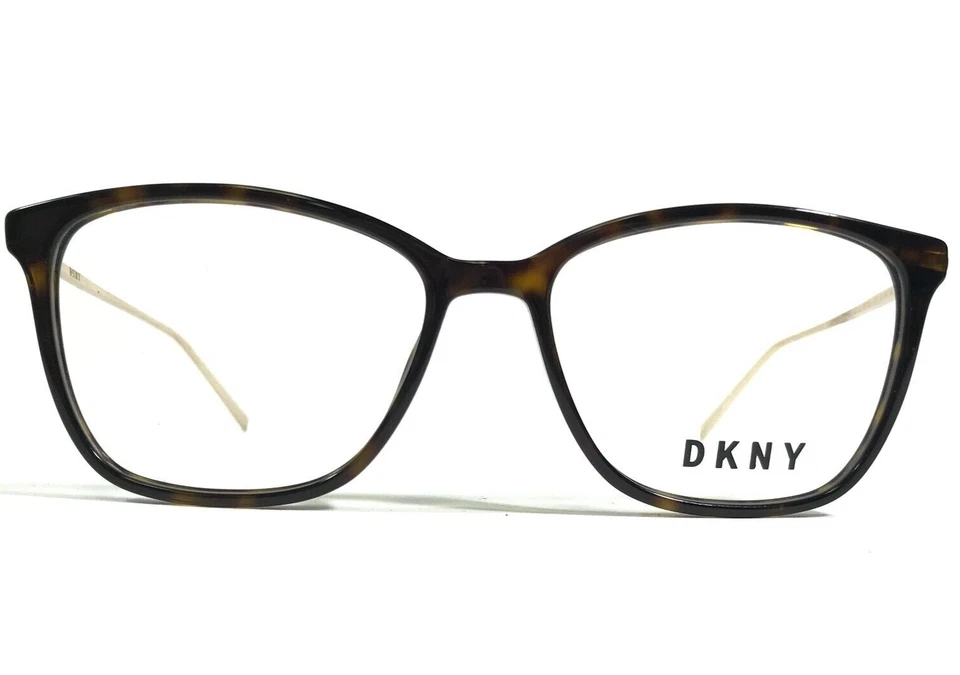 Monturas para gafas DKNY DK7001 237 borde completo cuadrado dorado tortuga 53-16-135 Foto 1 de 4