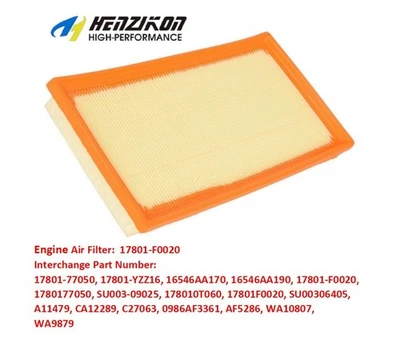 Filtro de aire compatible con Toyota Camry Corolla 2019-2025 1,8 L 2,0 L 2,5 L 17801-F0020🔥 Foto 1 de 4