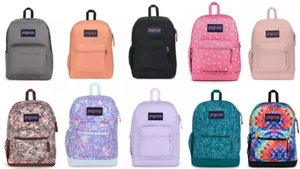 New Jansport Cross Town Plus Backpack with 15" Laptop Pocket Pick Design - Picture 1 of 41