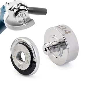 X Lock Adapter M14 Gewinde Einfache Installation Karbonstahl Winkelschleifer ~~~ - Bild 1 von 8