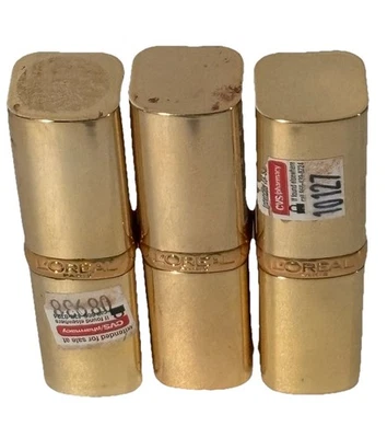 3 Pack Loreal Colour Riche Satin Lipstick #107 Seine SunSet DISCONTINUED. - Image 1 of 2