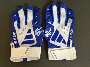Guantes de bateo Drew Gilbert Mets firmados automáticamente 2024 usados holograma Beckett -. - Imagen 1 de 3