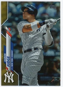 2020 Topps Gold Foil #7 Aaron Judge New York Yankees - Picture 1 of 2
