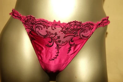 LISE CHARMEL Ministring String Tanga SPLENDEUR SOIE mit Seide fushia lila NEU - Bild 1 von 2