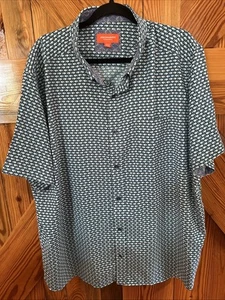 Camisa de viaje de manga corta Johnston & Murphy Performance para hombre talla 3XL - Imagen 1 de 9