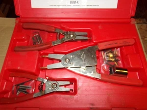 Hi-Tech Model 1265-K Internal-External Snap Ring Plier Kit, USA - Picture 1 of 3