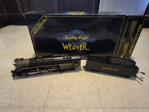 Weaver scala o locomotive ottone #759 & TENDER Nichel Plate 2-8-4 Berkshire - Foto 1 di 16