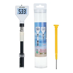 -98218 Skin  Meter Acidimeter Tester Replaceable Probe LCD Display Q5N7 - Picture 1 of 9