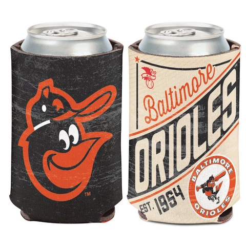 Baltimore Orioles Cooperstown Can Cooler 12 oz. Koozie Cover