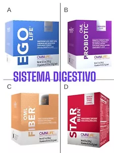 Paquete Omilife Para Un Buen SISTEMA DIGESTIVO FIBRA, PROBIÓTICO, STAR BIEN, EG - Imagen 1 de 5