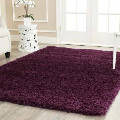Luxurious Shag Area Rug Made in Turkey 6'7" x 9'6" California  Izat 2-inch Thick - Image 1 of 4