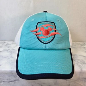 Disney Cruise Line Teal White Adjustable Strap-Back Hat Embroidered Logo - Picture 1 of 4