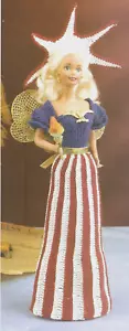 PATRIOTIC Independence Angel/Fashion Doll/Crochet Pattern INSTRUCTIONS ONLY - Picture 1 of 1